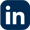 Linkedin icon blue